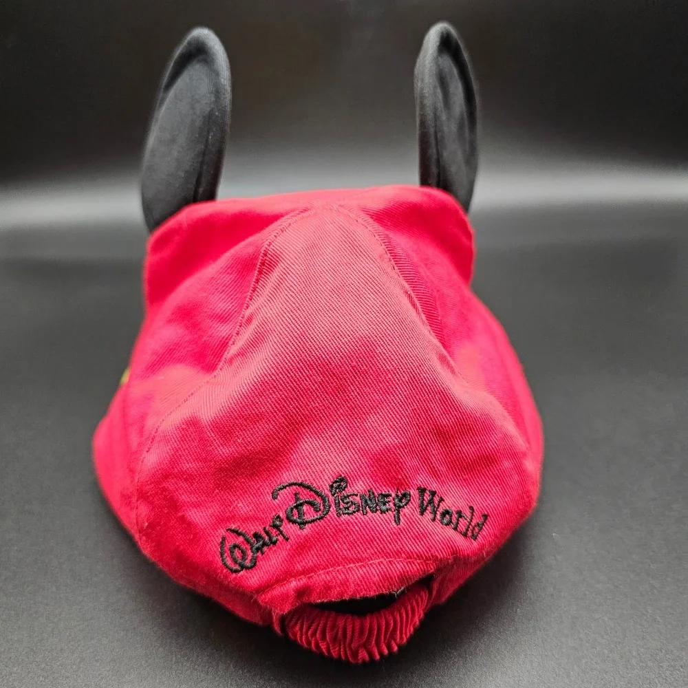 Kids Toddler Disney Walt Disney World Mickey Mouse Red Yellow Baseball Cap‎
